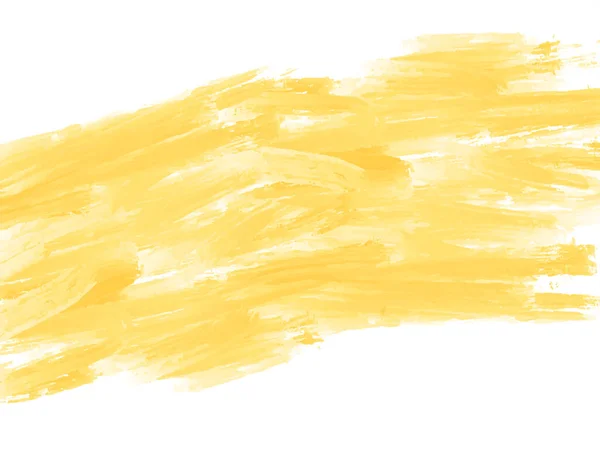 Elegant Yellow Watercolor Brush Stroke Design Background Vector — Διανυσματικό Αρχείο