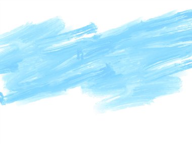 Modern mavi suluboya fırça darbesi arka plan vektörü