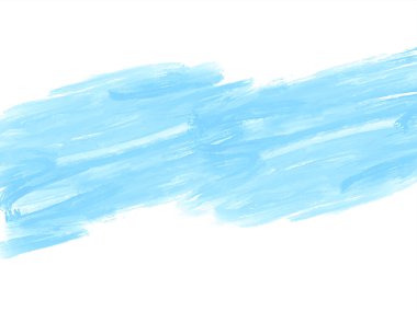 Modern mavi suluboya fırça darbesi arka plan vektörü