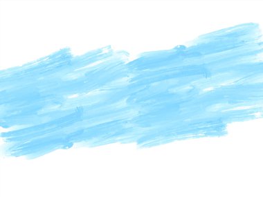 Modern mavi suluboya fırça darbesi arka plan vektörü