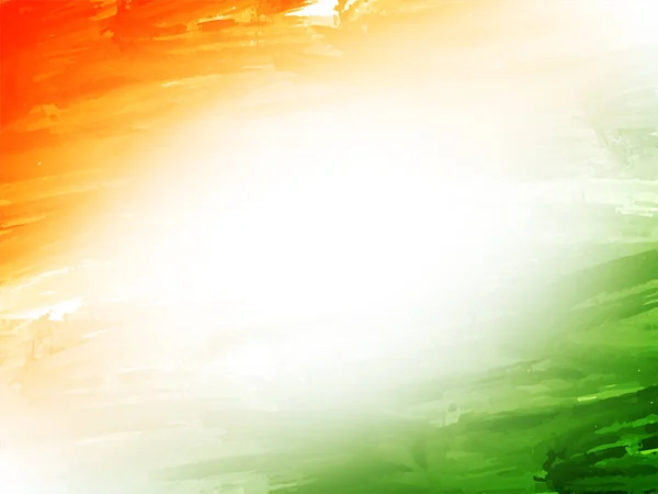 Bendera India Tema Hari Kemerdekaan Agustus Latar Belakang Perayaan Vektor - Stok Vektor