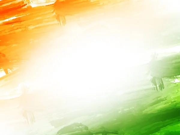 Indische Flagge Thema Unabhängigkeitstag August Feier Hintergrund Vektor — Stockvektor