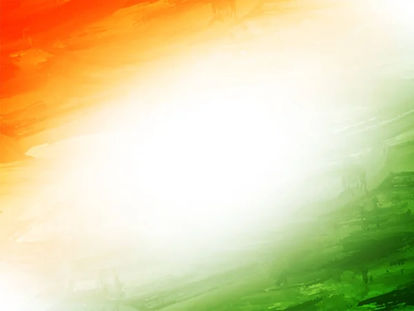 Tema Bendera India Dekoratif Hari Kemerdekaan Vektor Tricolor Tanggal Agustus - Stok Vektor