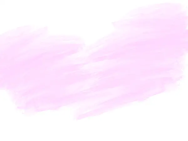 Abstrait Doux Rose Aquarelle Pinceau Course Conception Fond Vecteur — Image vectorielle