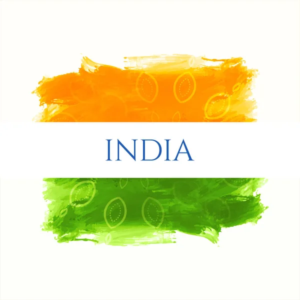 stock vector Modern Indian flag theme elegant design isolated background vector
