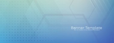 Modern yumuşak renkli geometrik tasarım modern pankart şablon vektörü
