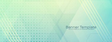 Modern geometrik tasarım iş afişi şablon vektörü