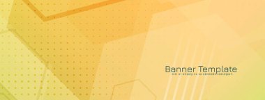 Soyut geometrik tasarım modern sarı renk sancak vektörü