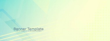 Dekoratif geometrik biçim modern iş afişi şablon vektörü