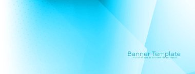 Soyut geometrik tasarım modern mavi renk sancak vektörü