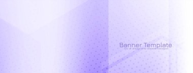 Yumuşak menekşe rengi geometrik tasarım modern iş sancak vektörü