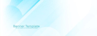 Soyut geometrik tasarım modern mavi renk sancak vektörü