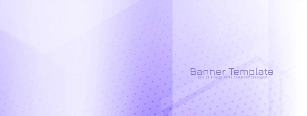 Soft Violet Color Geometric Design Modern Business Banner Vector — Stock Vector