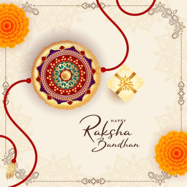 Mutlu Raksha bandhan Hint festivali arka plan vektörü