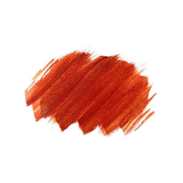 Abstrait Aquarelle Couleur Rouge Coup Pinceau Conception Fond Vecteur — Image vectorielle
