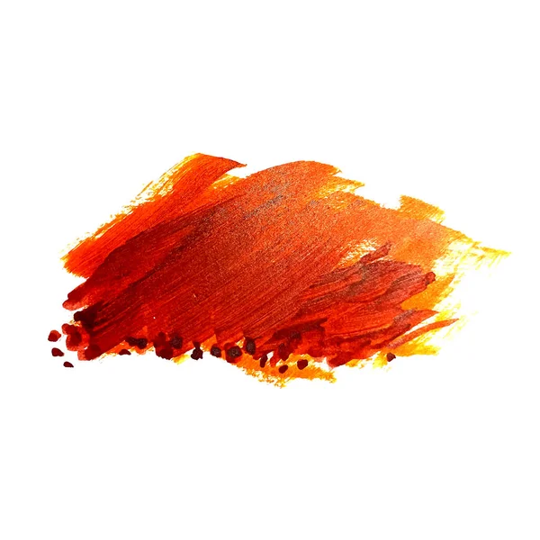 Abstraktes Aquarell Rote Farbe Pinselstrich Design Hintergrundvektor — Stockvektor