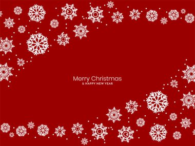 Mutlu Noel festivali dekoratif arka plan tasarım vektörü