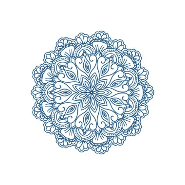 Güzel dekoratif mandala tasarım arka plan vektörü