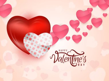 Tarz sahibi 14 Şubat Sevgililer Günü kutlamaları aşk arka plan vektörü