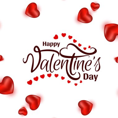 Güzel 14 Şubat Sevgililer Günün kutlu olsun. Arka plan vektörünü selamla.