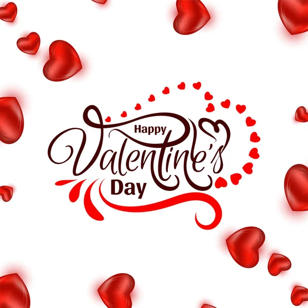 Modern Sevgililer Günü 14 Şubat Kutlama arkaplan vektörü