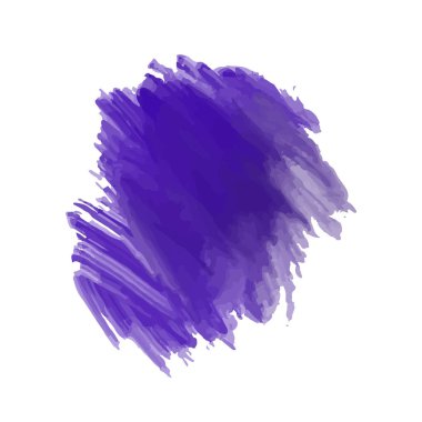 Modern menekşe suluboya fırça darbesi arka plan vektörü