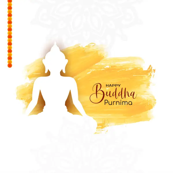 Elegancki Happy Buddha Purnima Hindu Tradycyjny Wektor Tła Festiwalowego Grafika Wektorowa