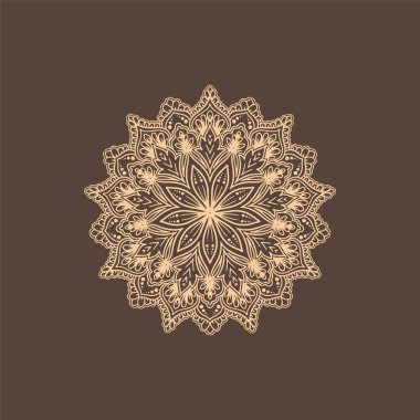 Soyut güzel mandala tasarım arkaplan vektörü