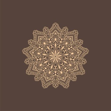 Soyut güzel mandala tasarım arkaplan vektörü