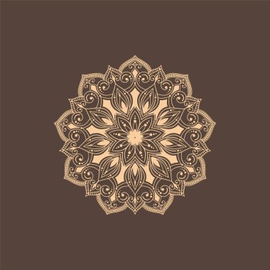 Soyut güzel mandala tasarım arkaplan vektörü