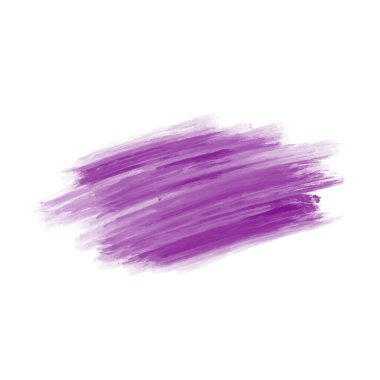 Dekoratif menekşe suluboya fırça darbesi tasarımı vektörü