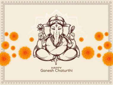 Ganesh Chaturthi Hint festivali kartın kutlu olsun.