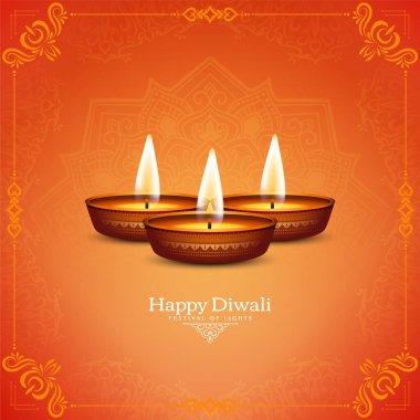 güzel mutlu bayramlar Hint festival tebrik kartı tasarlamak vektör