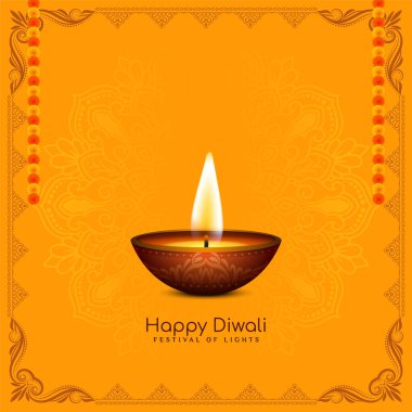 Geleneksel Hint bayramı tebrik kartı tasarım vektörünüz kutlu olsun.