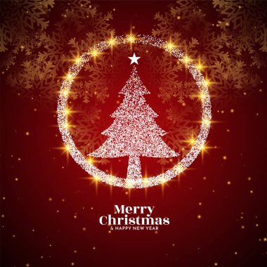 Modern Mutlu Noeller festivali stil tasarım vektörü