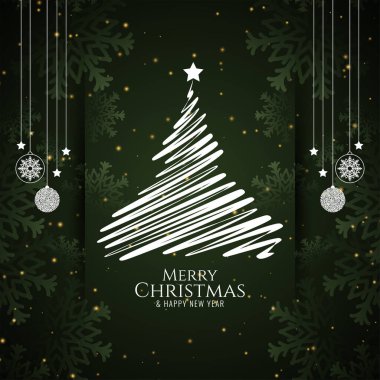 Mutlu Noel festivali zarif kültürel arka plan vektörünü kutluyor