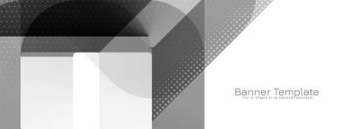 Soyut geometrik siyah ve gri sancak vektörü