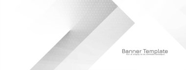 Soyut stil geometrik siyah ve gri iş afişi taşıyıcısı