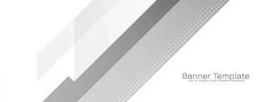 Zarif geometrik siyah ve gri renkli afiş vektörü