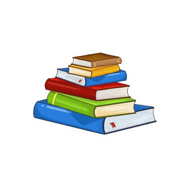 Modern kitap setinin zarif tasarım vektörü