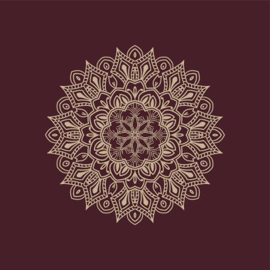 Zarif mandala tasarım dekoratif arka plan vektörü