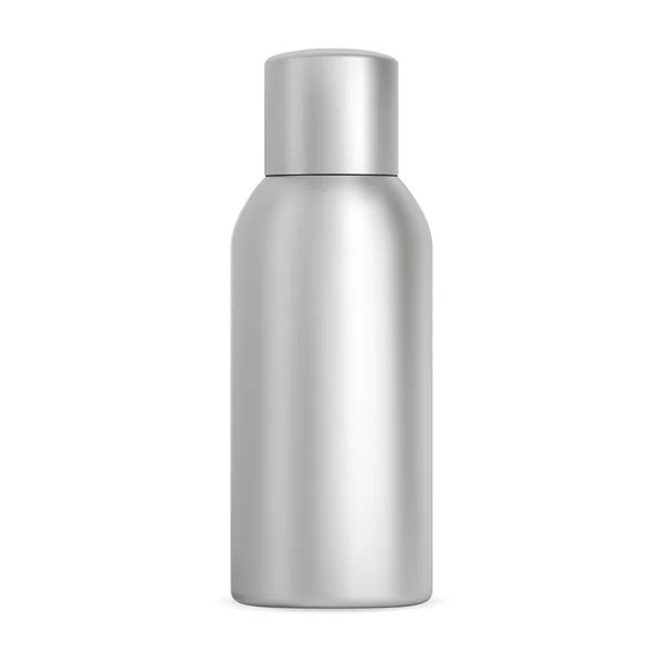 Frasco Spray Aluminio Aerosol Cosmético Tubo Metal Spray Para Cabello — Vector de stock