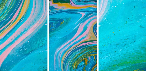 Modern Fluid Art Painting Abstract Decorative Marble Texture Background Liquid — Stok fotoğraf
