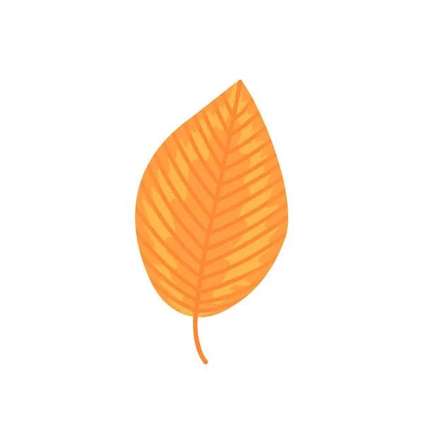 Ein Herbstblatt Vektorflache Icon Illustration — Stockvektor