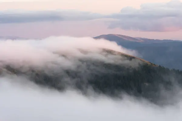 Toamna Lângă Muntele Strymba Din Munții Carpați Ucraina — Fotografie, imagine de stoc