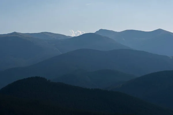 Verano Cordillera Chornohora Las Montañas Los Cárpatos Ucrania — Foto de Stock