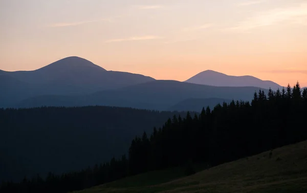 Montañas Hoverla Petros Cordillera Chornohora Las Montañas Los Cárpatos Ucrania — Foto de Stock