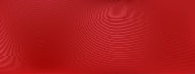 Kırmızı renkli dalgalı çizgilerden oluşan soyut arkaplan