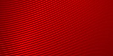 Abstract background of wavy lines in red colors