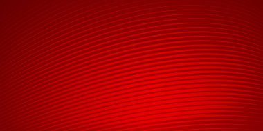 Abstract background of wavy lines in red colors